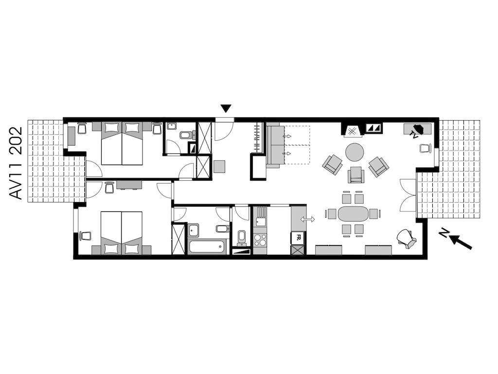 Apartment Mercure 202 안제르 객실 사진